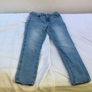 American Eagle Outfitters size “28x30” light wash mens jeans